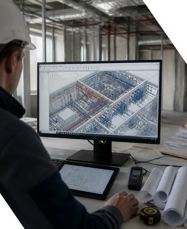 Создание BIM модели инженерных сетей для объектов в Кстове